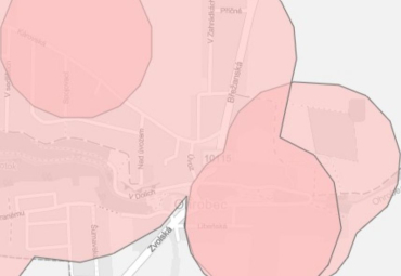 Mapová aplikace o omezení pyrotechniky
