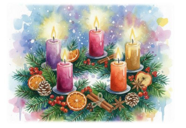 Tradiční vázání adventních věnců