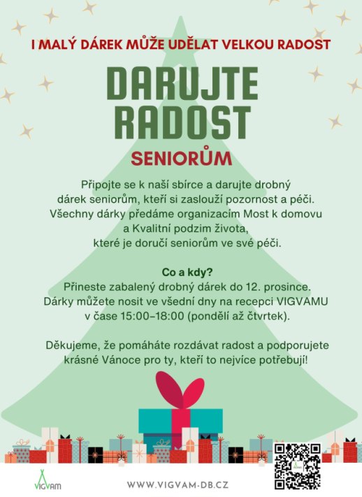 Darujte radost seniorům