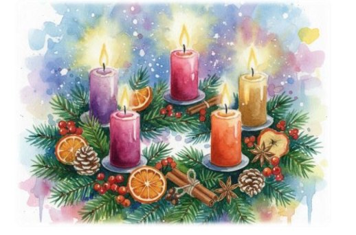Tradiční vázání adventních věnců