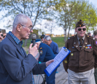 Pietní akt k 81. výročí úmrtí amerického pilota kapitána C. R. Alfreda - 17.4.2026